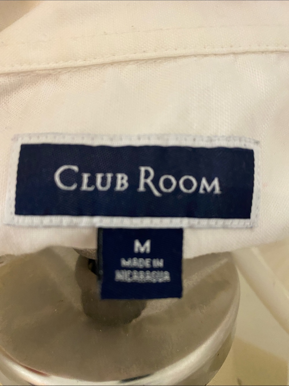 Club Room White Short-Sleeve Button-Down Shirt - Picture 2 of 3